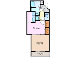 蓮花寺駅 徒歩14分 1階の物件間取画像